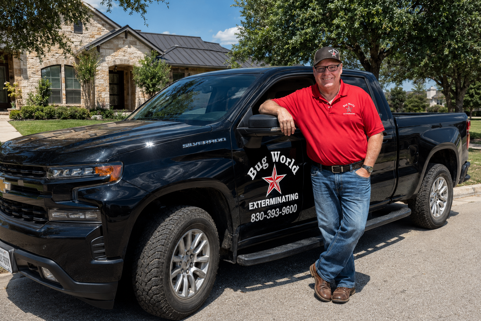 Scott and Shannon, owners of Bug World Exterminating